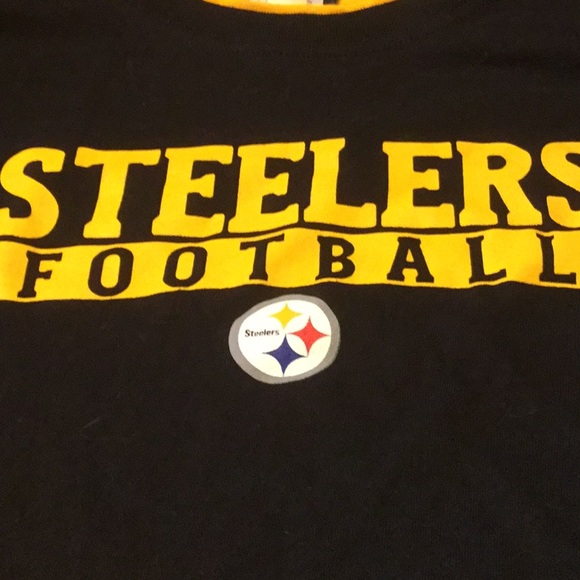 Reebok large 14-16 Steelers long sleeve t Shirt - Picture 3 of 4